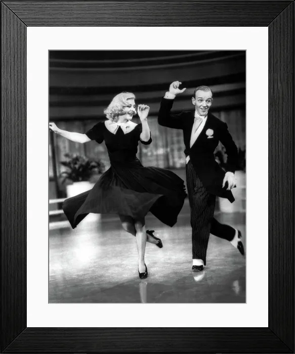 Framed Print : SWING TIME, Ginger Rogers, Fred Astaire, 1936
