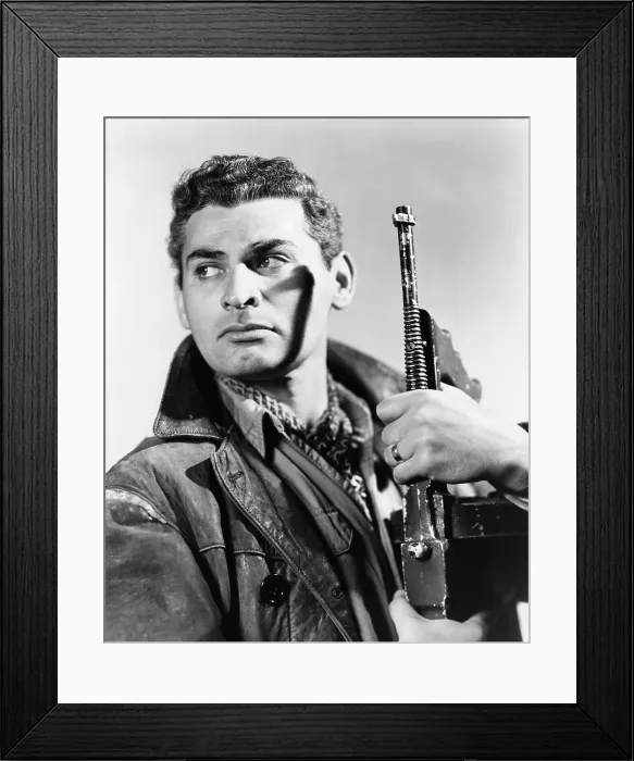 Framed Print : SWORD IN THE DESERT, Jeff Chandler, 1949