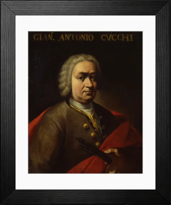 Framed Print : Portrait of Giovanni Antonio Cucchi, by Unknown Lombard Artist, 18th Century, oil on canvas - Italy, Lombardy, Milan, Castello Sforzesco, Civic Collections of Ancient Art Framed Print : Portrait of Giovanni Antonio Cucchi, by Unknown Lombard Artist, 18th Century, oil on canvas - Italy, Lombardy, Milan, Castello Sforzesco, Civic Collections of Ancient Art