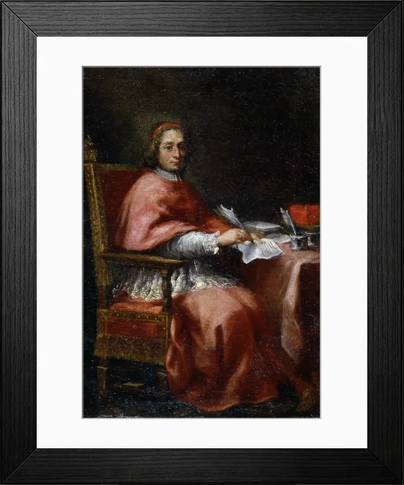 Framed Print : Portrait of a Cardinal, by Unknown Lombard Artist, 1700 - 1725, 18th Century, oil on canvas - Italy, Lombardy, Milan, Castello Sforzesco, Civic Collections of Ancient Art Framed Print : Portrait of a Cardinal, by Unknown Lombard Artist, 1700 - 1725, 18th Century, oil on canvas - Italy, Lombardy, Milan, Castello Sforzesco, Civic Collections of Ancient Art