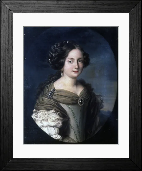 Framed Print : Portrait of Annamaria Carpegna Naro, by Jacob Ferdinand Voet also known as Ferdinando of Portraits, 1660 - 1680, 17th Century, oil on canvas - Italy, Lombardy, Milan Framed Print : Portrait of Annamaria Carpegna Naro, by Jacob Ferdinand Voet also known as Ferdinando of Portraits, 1660 - 1680, 17th Century, oil on canvas - Italy, Lombardy, Milan