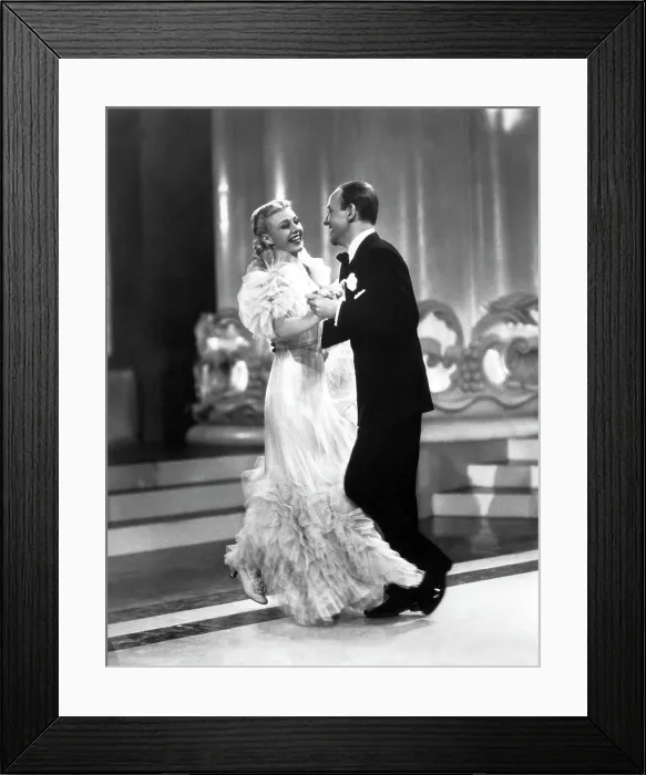 Framed Print : SWING TIME, Ginger Rogers, Fred Astaire, 1936