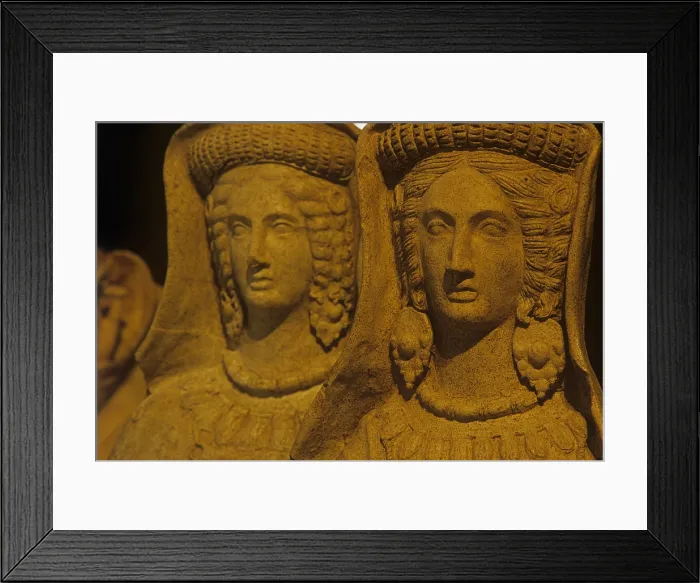 Framed Print : Statues of Maidens, 4th Century b.C. - Italy, Lazio, Rome, Superintendence for Archaeological Heritage of Lazio. Detail Framed Print : Statues of Maidens, 4th Century b.C. - Italy, Lazio, Rome, Superintendence for Archaeological Heritage of Lazio. Detail