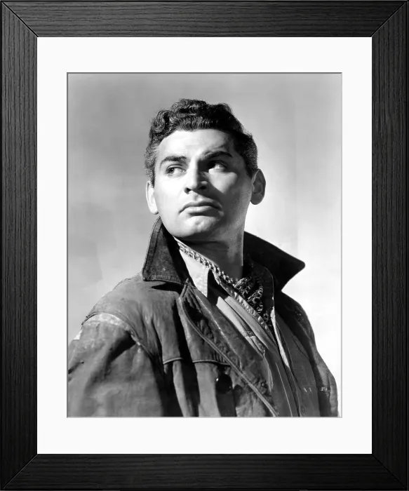 Framed Print : SWORD IN THE DESERT, Jeff Chandler, 1949