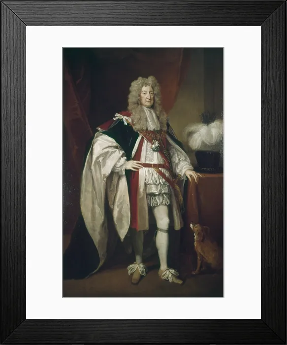 Framed Print : William Russell, 5th earl and 1st duke of Bedford, by Sir Godfrey Kneller, ca. 1692, 17th Century, oil on canvas - Great Britain, London, National Portrait Gallery Framed Print : William Russell, 5th earl and 1st duke of Bedford, by Sir Godfrey Kneller, ca. 1692, 17th Century, oil on canvas - Great Britain, London, National Portrait Gallery