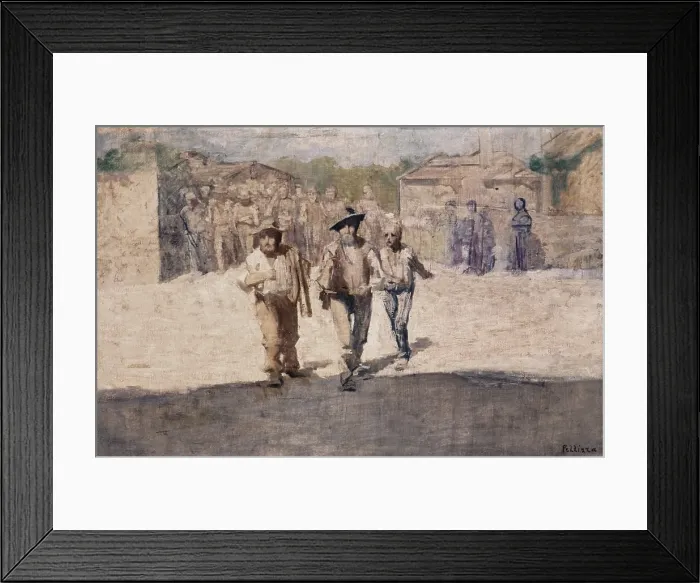 Framed Print : Ambassadors of hunger, by Pellizza da Volpedo, 1892, 19th Century, oil on canvas, 51, 5 x 73 cm - Private collection. Whole artwork view Framed Print : Ambassadors of hunger, by Pellizza da Volpedo, 1892, 19th Century, oil on canvas, 51, 5 x 73 cm - Private collection. Whole artwork view