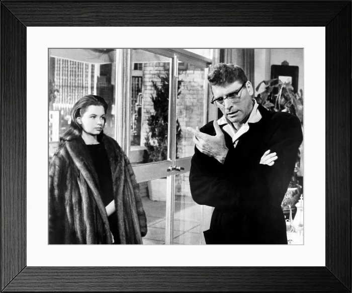 Framed Print : SWEET SMELL OF SUCCESS, from left, Susan Harrison, Burt Lancaster, 1957
