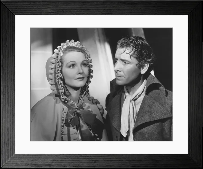 Framed Print : A TALE OF TWO CITIES, from left: Elizabeth Allan, Ronald Colman, 1935