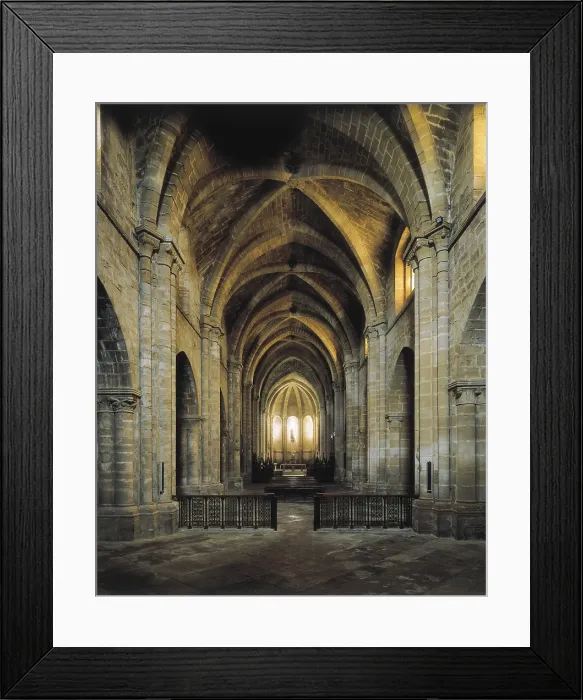 Framed Print : SPAIN. Carcastillo. Monastery of La Oliva. Church. Cistercian art. Architecture. - J. Bedmar / Iberfoto / Everett Collection (521608)**US SALES ONLY** Framed Print : SPAIN. Carcastillo. Monastery of La Oliva. Church. Cistercian art. Architecture. - J. Bedmar / Iberfoto / Everett Collection (521608)**US SALES ONLY**