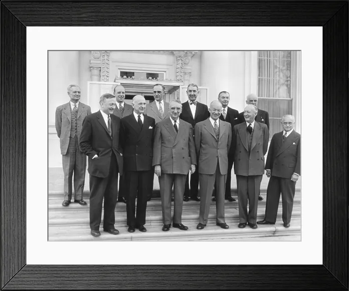 Framed Print : Supreme Court at the White House for a Luncheon. Feb, 6, 1953. L-R: Front Row, L-R: William O Framed Print : Supreme Court at the White House for a Luncheon. Feb, 6, 1953. L-R: Front Row, L-R: William O