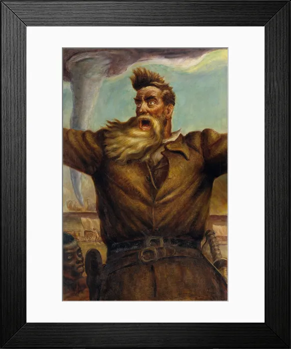 Framed Print : JOHN BROWN, by John Steuart Curry, 1939, American painting, oil on canvas Framed Print : JOHN BROWN, by John Steuart Curry, 1939, American painting, oil on canvas
