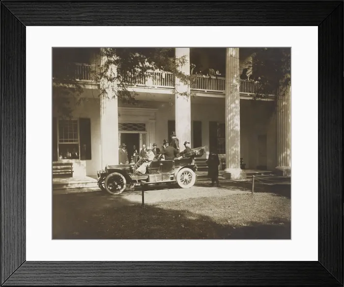 Framed Print : Theodore Roosevelts arrival at the Hermitage, Andrew Jacksons home outside of Nashville, TN. On Oct Framed Print : Theodore Roosevelts arrival at the Hermitage, Andrew Jacksons home outside of Nashville, TN. On Oct