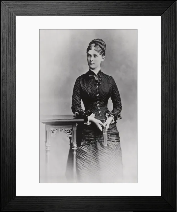 Framed Print : Alice Hathaway Lee Roosevelt, Theodores Roosevelt first wife and mother of Alice Roosevelt