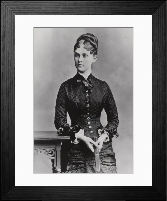 Framed Print : Alice Hathaway Lee Roosevelt, Theodores Roosevelt first wife and mother of Alice Roosevelt
