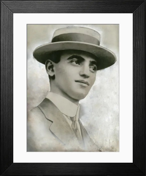 Framed Print : Leo Frank (1884-1915), was tried for the rape and murder of a 13 year old girl in Marietta, Georgia in 1913