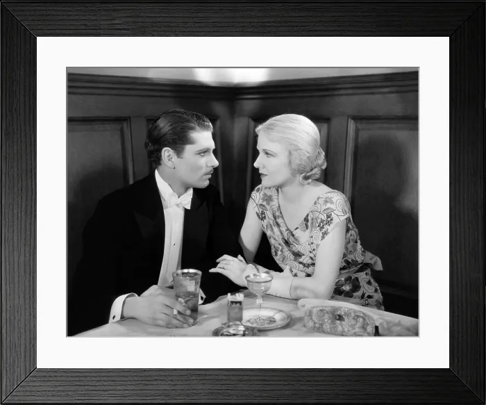 Framed Print : WESTWARD PASSAGE, from left: Laurence Olivier, Ann Harding, 1932