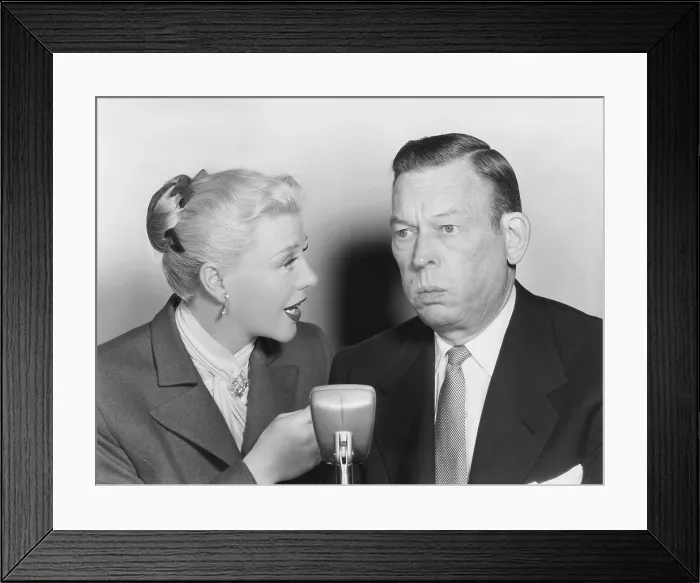 Framed Print : WE'RE NOT MARRIED!, from left: Ginger Rogers, Fred Allen, 1952, TM & Copyright 20th Century Fox Film Corp. / courtesy Everett Collection
