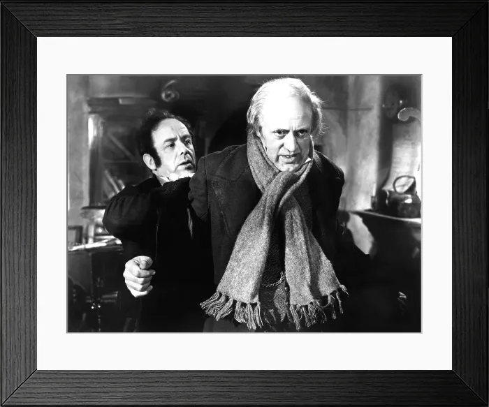 Framed Print : SCROOGE, (aka A CHRISTMAS CAROL), Mervyn Johns, Alistar Sim, 1951 Framed Print : SCROOGE, (aka A CHRISTMAS CAROL), Mervyn Johns, Alistar Sim, 1951
