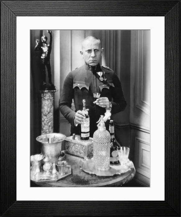 Framed Print : THE WEDDING MARCH, director and star Erich von Stroheim, 1928