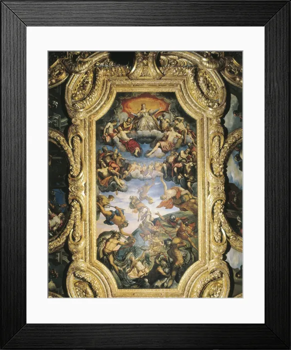 Framed Print : ROBUSTI, Domenico 'Tintoretto II' (1560-1635); TINTORETTO, Jacopo Robusti, called Il (1518-1594). Triumphant Exaltation of Venice. ca. 1595-. ITALY. Venice Framed Print : ROBUSTI, Domenico 'Tintoretto II' (1560-1635); TINTORETTO, Jacopo Robusti, called Il (1518-1594). Triumphant Exaltation of Venice. ca. 1595-. ITALY. Venice
