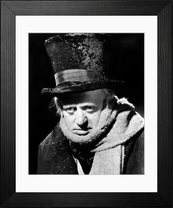 Framed Print : SCROOGE, (aka A CHRISTMAS CAROL), Alastair Sim, 1951