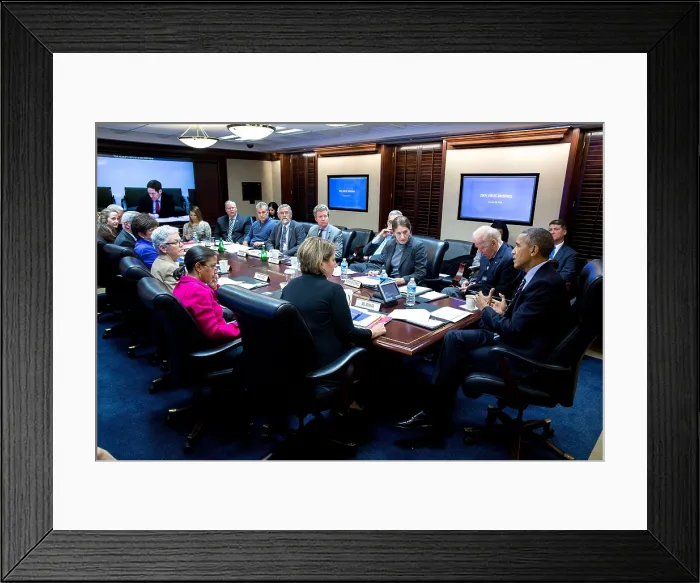 Framed Print : President Barack Obama convenes a meeting on the Zika virus, Jan. 26, 2016 Framed Print : President Barack Obama convenes a meeting on the Zika virus, Jan. 26, 2016