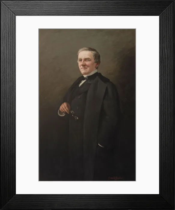 Framed Print : Samuel Jones Tilden when he was Governor of New York State, 1875-1876. Frank Fowler painted this official portrait (BSLOC_2016_14_178)
