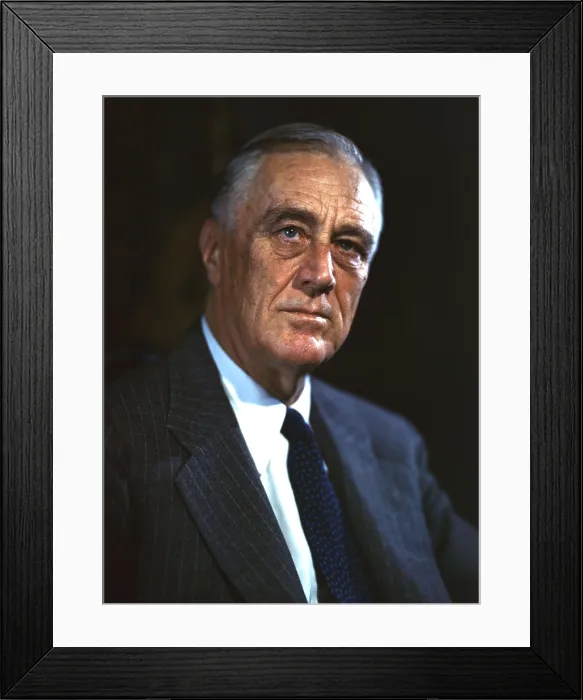 Framed Print : Franklin Roosevelts official 1944 campaign portrait, by Leon A. Perskie. Taken at Hyde Park on August 21, 1944 (BSLOC_2016_14_188) Framed Print : Franklin Roosevelts official 1944 campaign portrait, by Leon A. Perskie. Taken at Hyde Park on August 21, 1944 (BSLOC_2016_14_188)