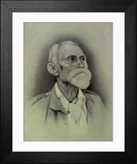 Framed Print : General Maximo Gomez, was a Cuban commander in Ten Years War (1868-78) against Spain. He served again in the Cuban War of Independence (1895-98) (BSLOC_2017_10_3)