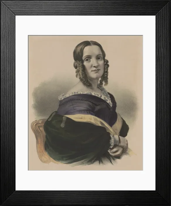 Framed Print : Angelica Singleton Van Buren, the daughter-in-law of Martin Van Buren, the 8th US President Framed Print : Angelica Singleton Van Buren, the daughter-in-law of Martin Van Buren, the 8th US President