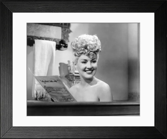 Framed Print : SWEET ROSIE O'GRADY, Betty Grable, 1943, TM & Copyright 20th Century Fox Film Corp. / courtesy Everett Collection Framed Print : SWEET ROSIE O'GRADY, Betty Grable, 1943, TM & Copyright 20th Century Fox Film Corp. / courtesy Everett Collection