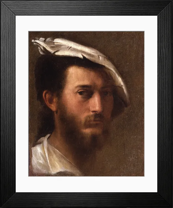 Framed Print : Selfportrait, by Francesco Primaticcio also known as Bologna, 1532, 16th Century, oil on canvas, 40, 4 x 28, 5 cm - Italy, Tuscany, Firenze, Uffizi Gallery. Whole artwork view Framed Print : Selfportrait, by Francesco Primaticcio also known as Bologna, 1532, 16th Century, oil on canvas, 40, 4 x 28, 5 cm - Italy, Tuscany, Firenze, Uffizi Gallery. Whole artwork view