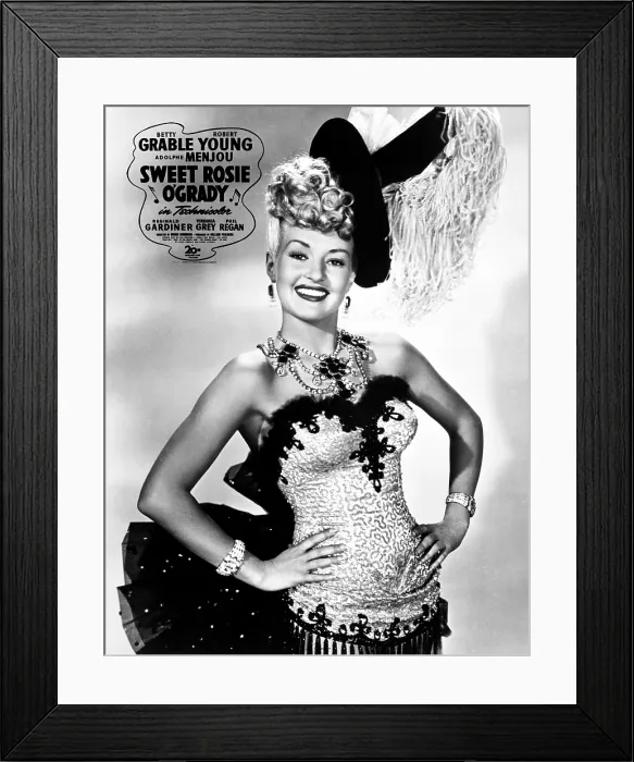 Framed Print : SWEET ROSIE O'GRADY, Betty Grable, 1943, TM & Copyright 20th Century Fox Film Corp. / courtesy Everett Collection