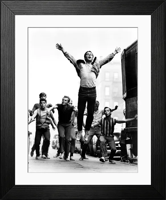 Framed Print : WEST SIDE STORY, Russ Tamblyn, (top), 1961