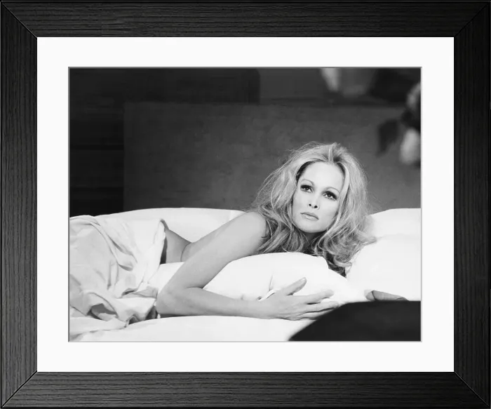 Framed Print : PERFECT FRIDAY, Ursula Andress, 1970 Framed Print : PERFECT FRIDAY, Ursula Andress, 1970