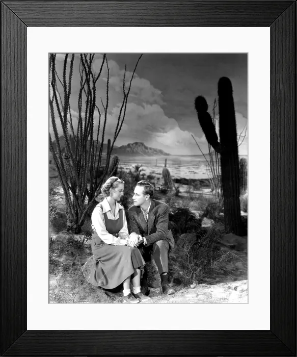 Framed Print : THE PETRIFIED FOREST, Bette Davis, Leslie Howard, 1936