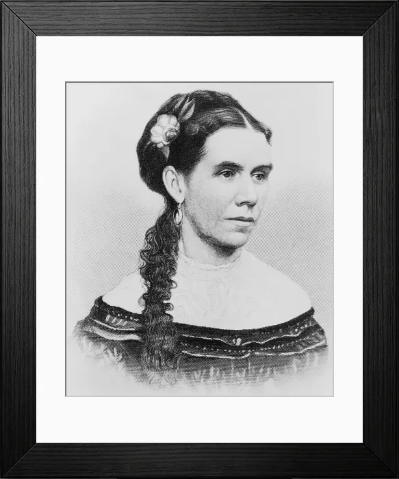 Framed Print : Martha Johnson Patterson, the oldest daughter of Andrew Johnson, the 17th President of the US