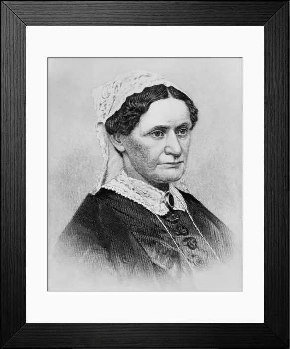 Framed Print : Eliza McCardle Johnson, wife of Andrew Johnson, the 17th President of the US Framed Print : Eliza McCardle Johnson, wife of Andrew Johnson, the 17th President of the US