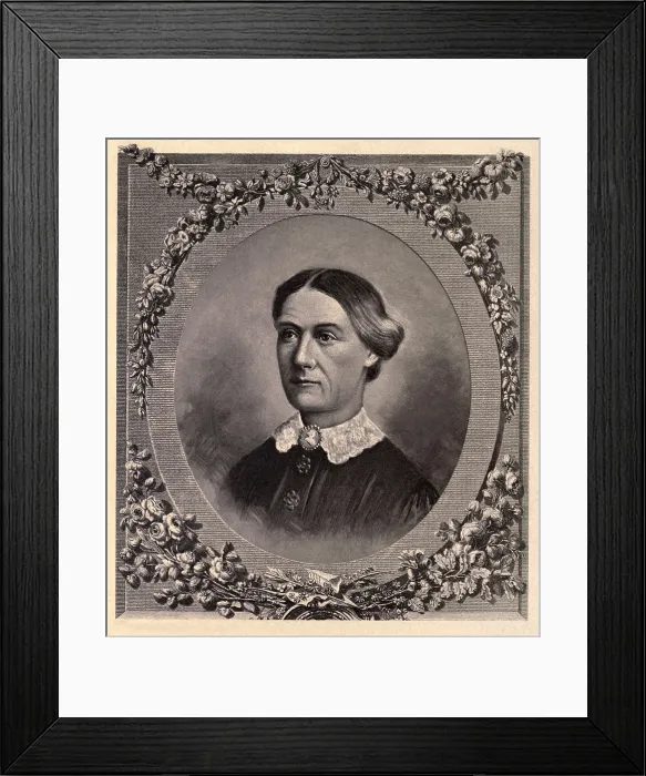 Framed Print : Margaret Smith Taylor, wife of Zachary Taylor, 12th President of the US