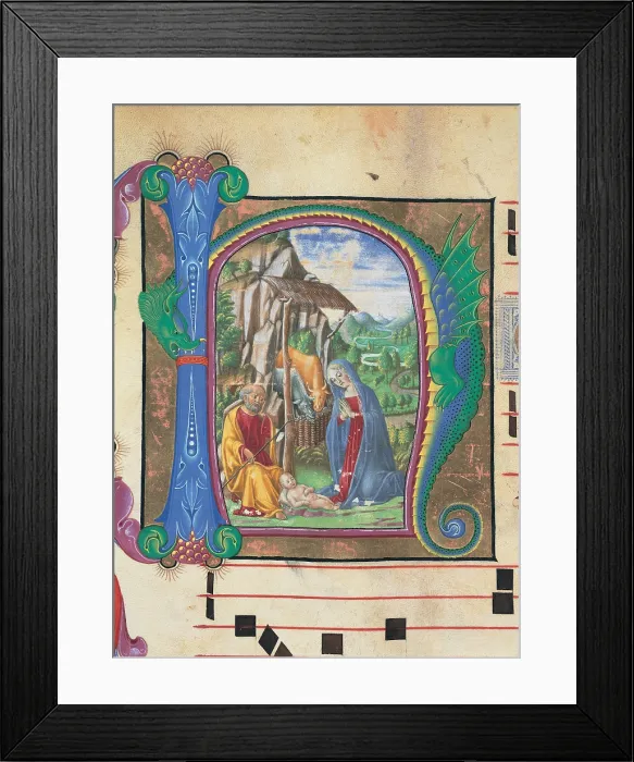 Framed Print : Martini Francesco di Giorgio, Nativity, 1460, 15th Century, tempera on parchment, Italy, Tuscany, Chiusi, San Secondiano Cathedral, Capitular Room Framed Print : Martini Francesco di Giorgio, Nativity, 1460, 15th Century, tempera on parchment, Italy, Tuscany, Chiusi, San Secondiano Cathedral, Capitular Room