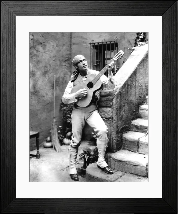 Framed Print : BLOOD AND SAND, Rudolph Valentino, 1922 Framed Print : BLOOD AND SAND, Rudolph Valentino, 1922