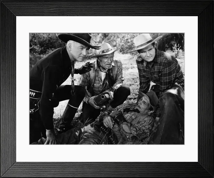 Framed Print : BAR 20, William Boyd, Andy Clyde, George Reeves, 1943 Framed Print : BAR 20, William Boyd, Andy Clyde, George Reeves, 1943