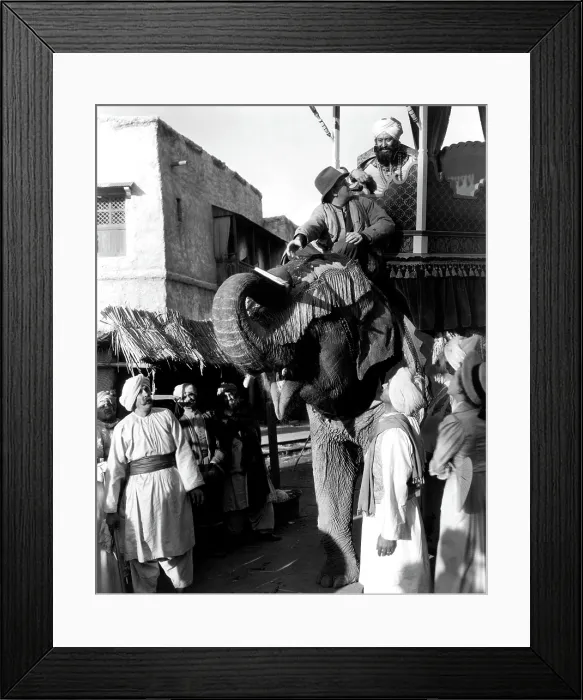 Framed Print : WEE WILLIE WINKIE, Anna May (elephant), Director John Ford, 1937. TM & Copyright (c) 20th Century Fox Film Corp. All rights reserved