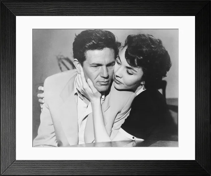 Framed Print : WE WERE STRANGERS, from left: John Garfield, Jennifer Jones, 1949