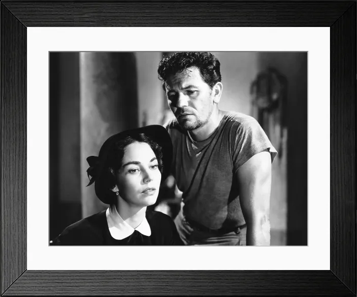 Framed Print : WE WERE STRANGERS, from left, Jennifer Jones, John Garfield, 1949 Framed Print : WE WERE STRANGERS, from left, Jennifer Jones, John Garfield, 1949