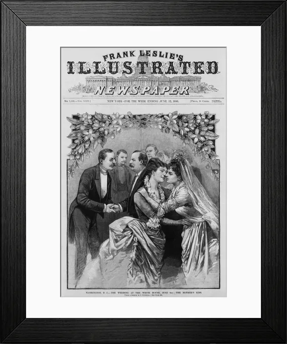 Framed Print : Front Page of Frank Leslies Illustrated Newspaper, June 12, 1886