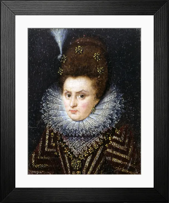 Framed Print : Portrait of a Lady, by Unknown Artist close to Frans Pourbus the Younger, begin of the 17th Century Framed Print : Portrait of a Lady, by Unknown Artist close to Frans Pourbus the Younger, begin of the 17th Century