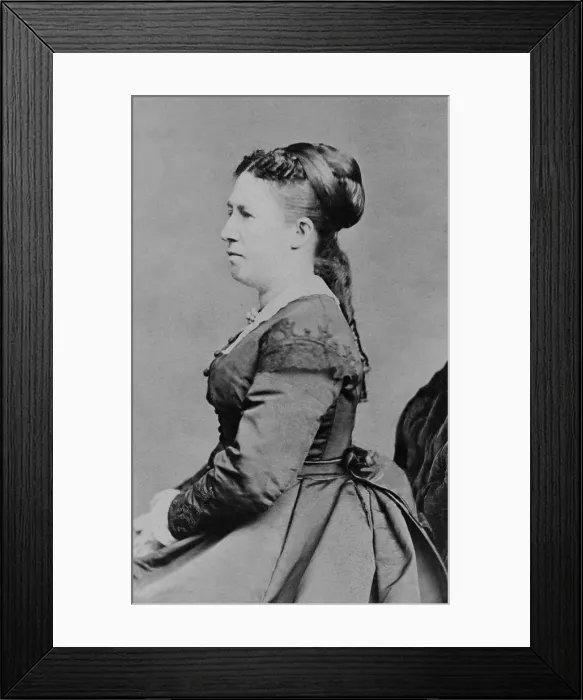 Framed Print : Julia Dent Grant wife of Ulysses S. Grant, the 17th President of the US. Photo by Mathew B. Brady studio, 1869-1876 (BSLOC_2016_14_53) Framed Print : Julia Dent Grant wife of Ulysses S. Grant, the 17th President of the US. Photo by Mathew B. Brady studio, 1869-1876 (BSLOC_2016_14_53)