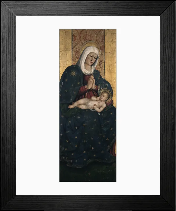 Framed Print : Polyptych of Pergola, by Girolamo Nardini, 1490 - 1510, 15th Century, oil on board - Italy, Lombardy, Milan, Brera Collection. Whole artwork view Framed Print : Polyptych of Pergola, by Girolamo Nardini, 1490 - 1510, 15th Century, oil on board - Italy, Lombardy, Milan, Brera Collection. Whole artwork view
