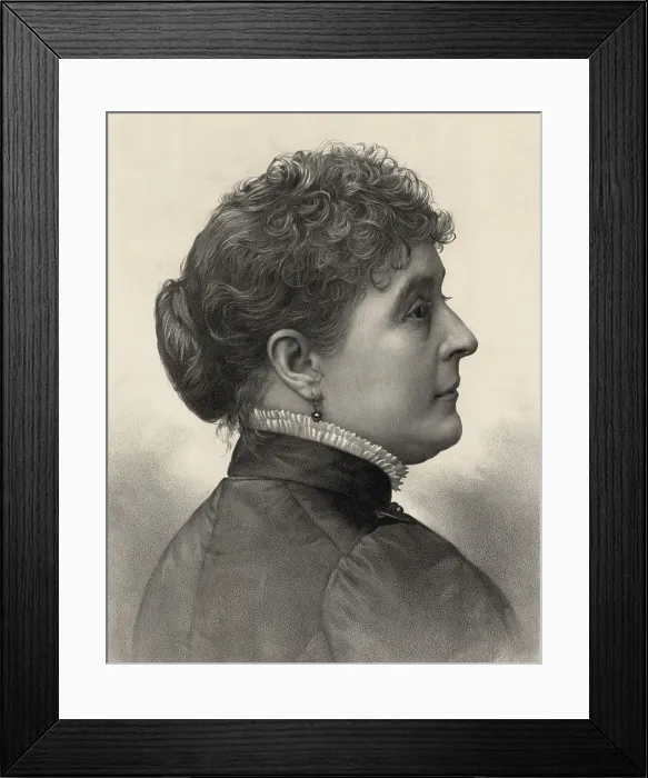 Framed Print : Caroline Scott Harrison, wife of Benjamin Harrison, 23rd President of the US, 1888 Framed Print : Caroline Scott Harrison, wife of Benjamin Harrison, 23rd President of the US, 1888